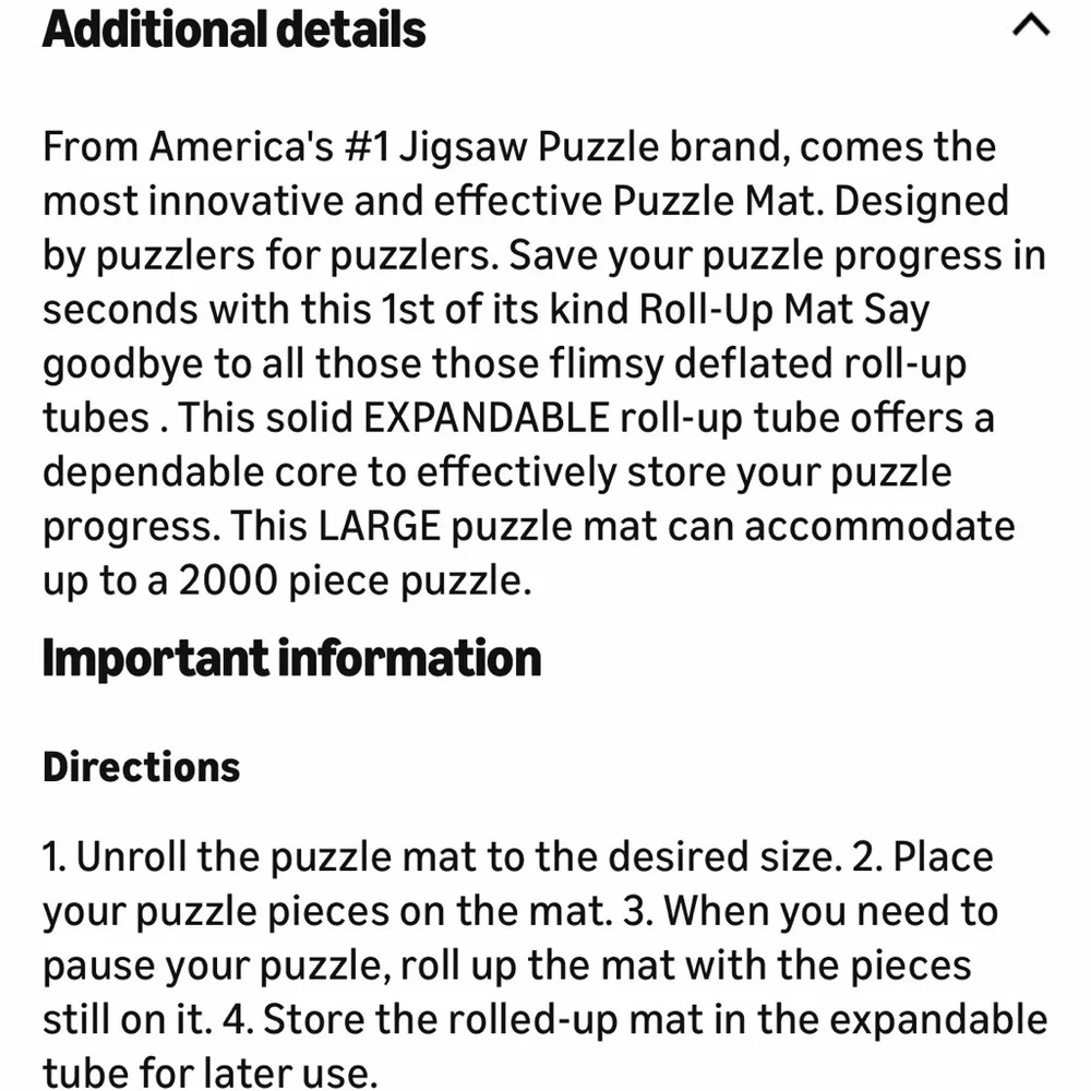 Roll-Up Puzzle Mat in Blue - Puzzle Saver